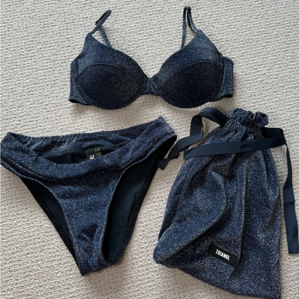 Triangl Midnight Blue Bikini Set
